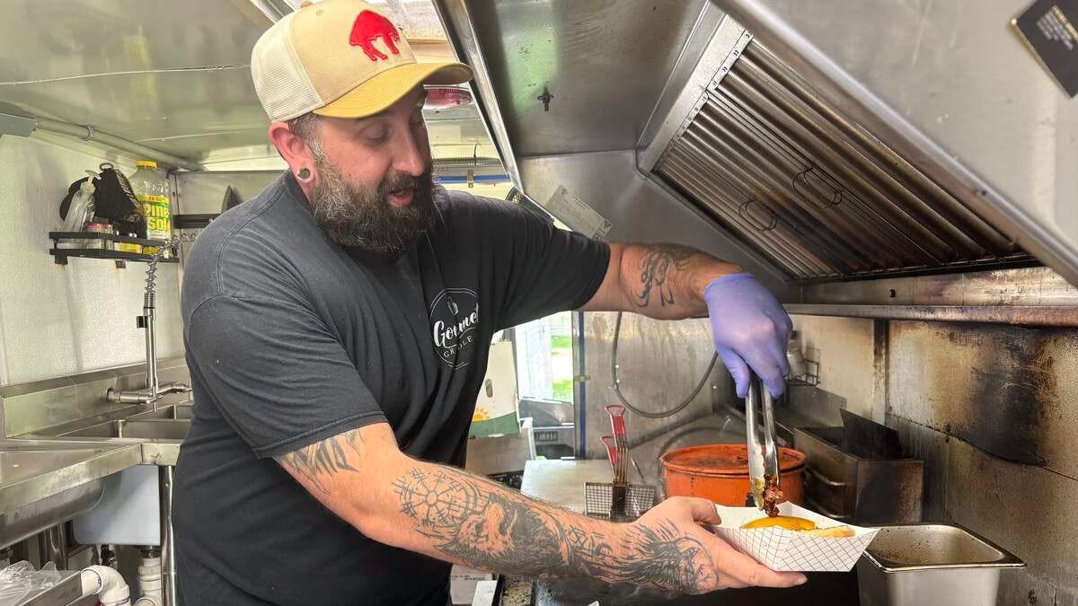 Brandtly Ward, owner of Gourmet Griddle Co.
