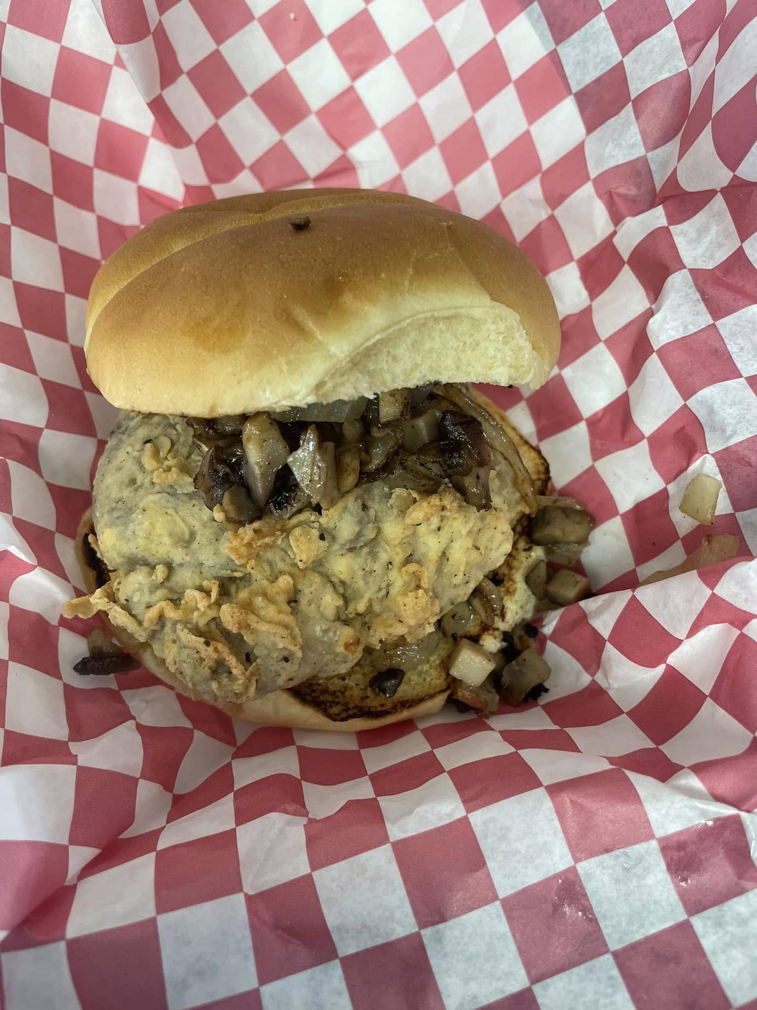 Chicken fried steak from Gourmet Griddle